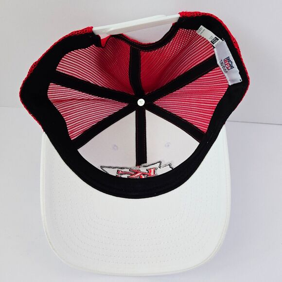 Kansas City Chiefs Snapback Hat NFL Team Apparel Like New No Tags Mesh Trucker - Picture 7 of 8